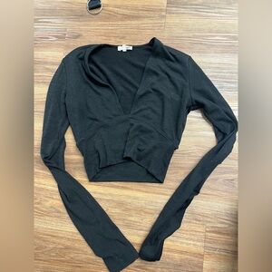 Black Long Sleeve Women's Top